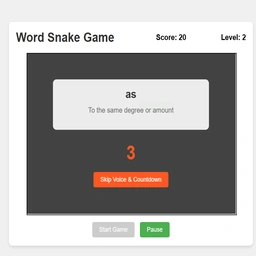 Word Snake Game